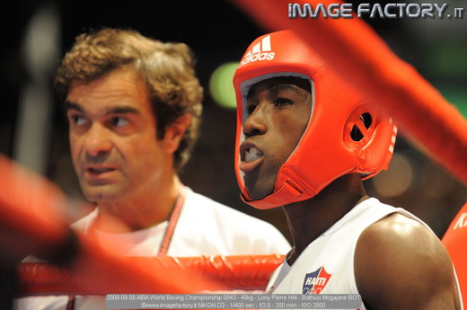 2009-09-05 AIBA World Boxing Championship 0043 - 48kg - Lony Pierre HAI - Bathusi Mogajane BOT